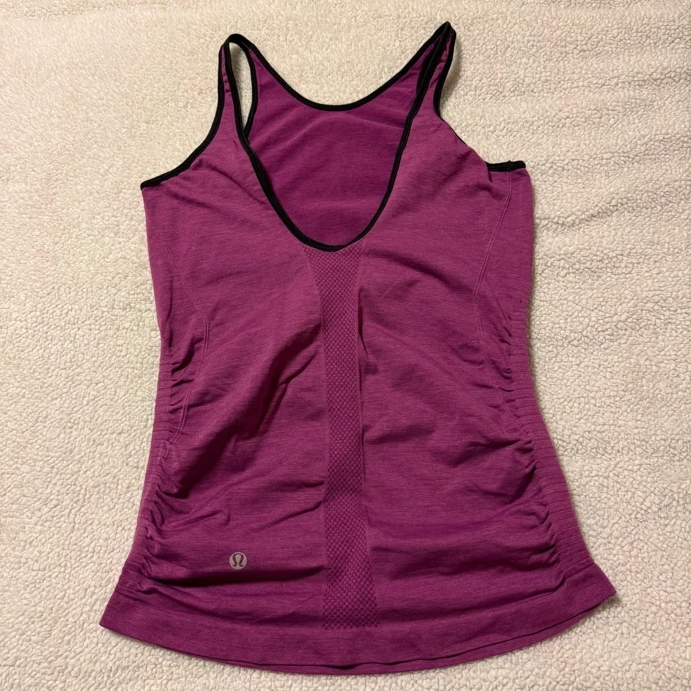 Lululemon In The Flow Ruched Tank Top